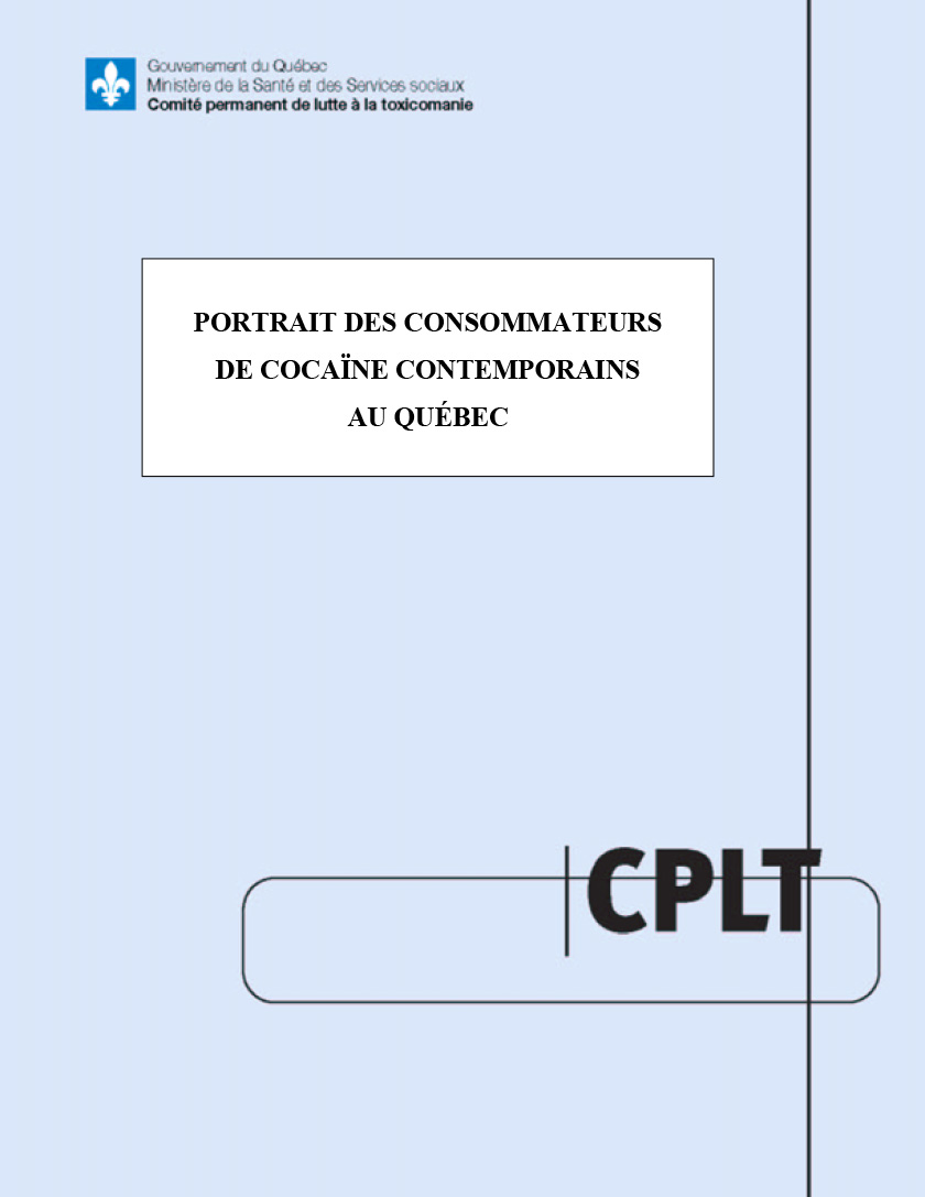 Portrait des consommateurs de cocaïne contemporains au Québec (in French only)